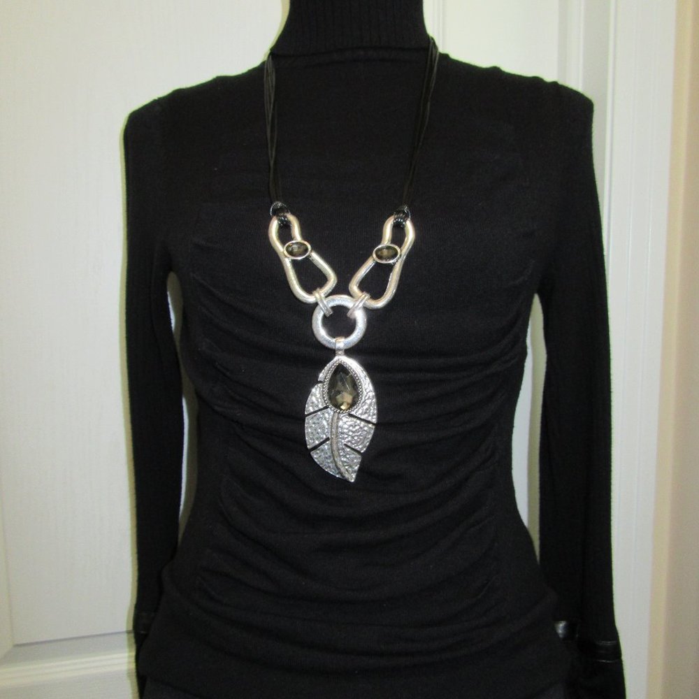 Necklace on a rope chain Very Beautiful